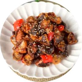 Korean Sweet Sauce Crispy Mushrooms Beoseot Gangjeong