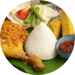 Indonesian Smashed Fried Chicken (Ayam Penyet)