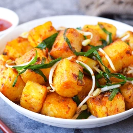 Stir-Fried Daikon Radish Cakes