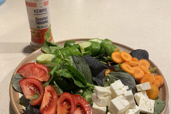 Glorious Roasted Sesame Salad