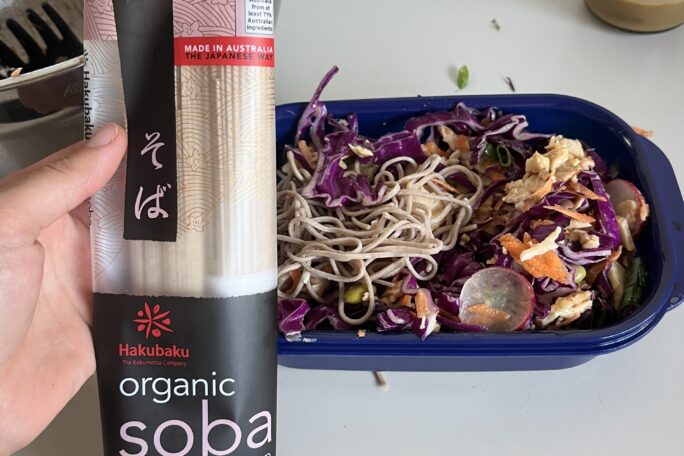 Chicken soba salad