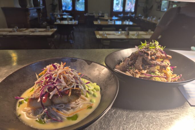 Pan seared barramundi