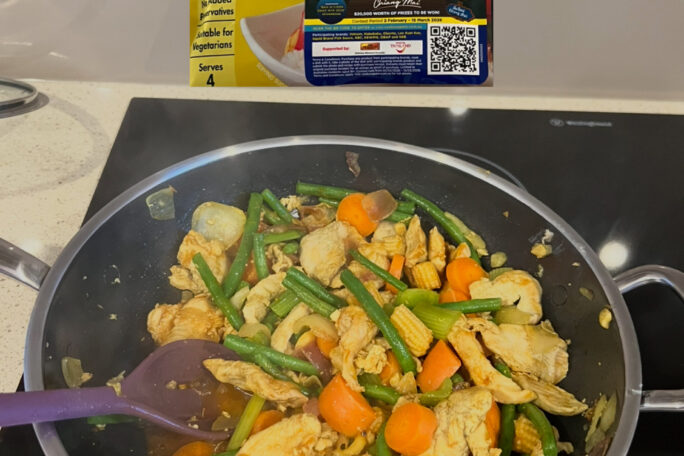 Honey soy chicken & Chinese veggies