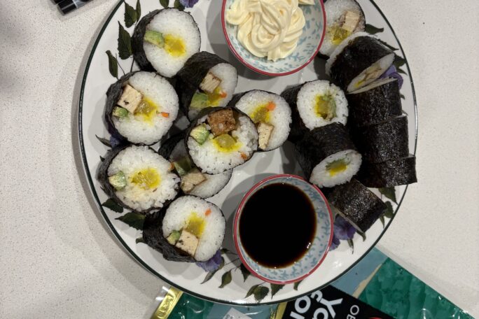 Tofu sushi Rolls