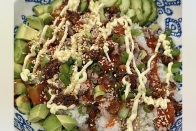Green machine poke bowl