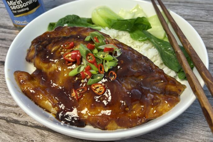 Baked Barramundi With Coconut Lime Rice