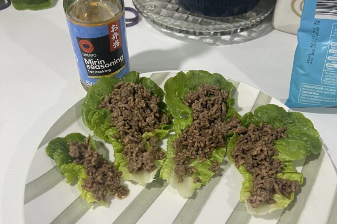 Mediterranean Beef Lettuce Cups