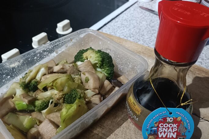 Broccoli and mushroom combo