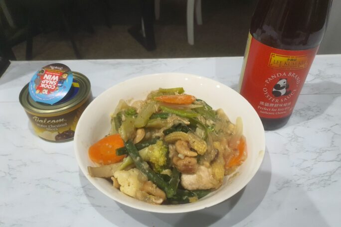 Chicken and vegtable healthfry