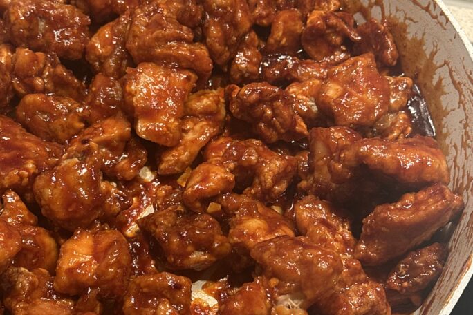 Crispy Korean Popcorn Chicken