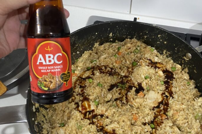 Kimchi fusion fried rice