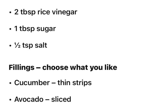 Salmon avocado and cucumber roll