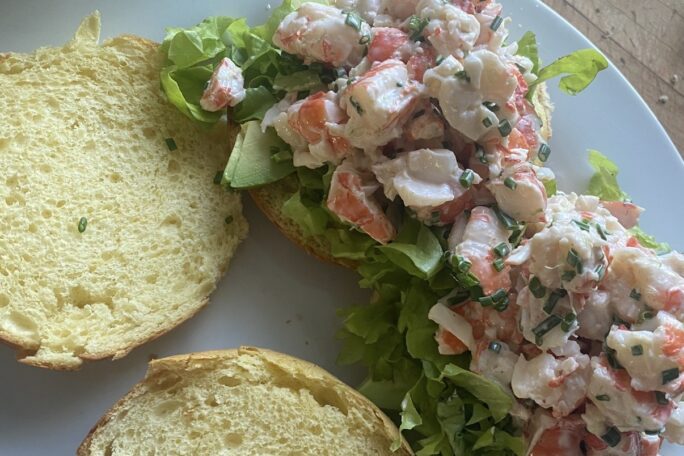 Japanese inspired prawn rolls