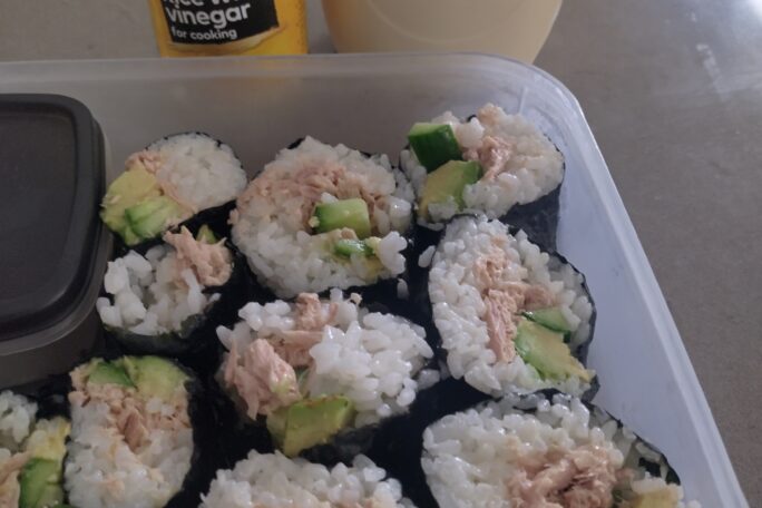 Spicy tuna Nori rolls
