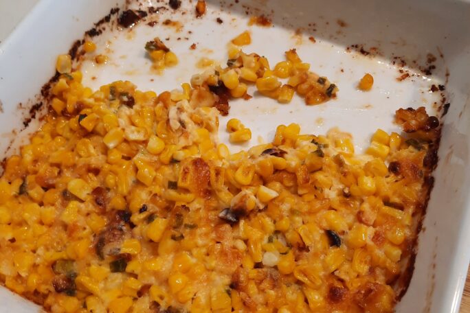 Korean style cheesy corn