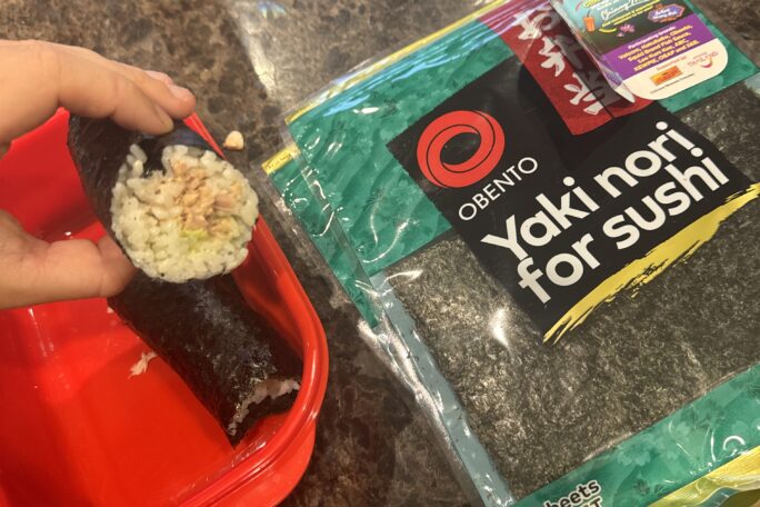 Sushi tuna and avocado