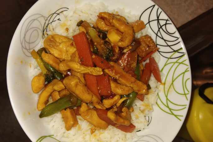 Honey & soy stir fry