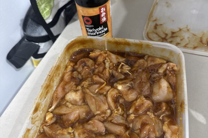 Teriyaki Chicken on rice