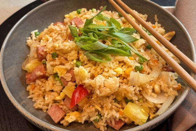 Pineapple, Spam & Chilli Fried Rice