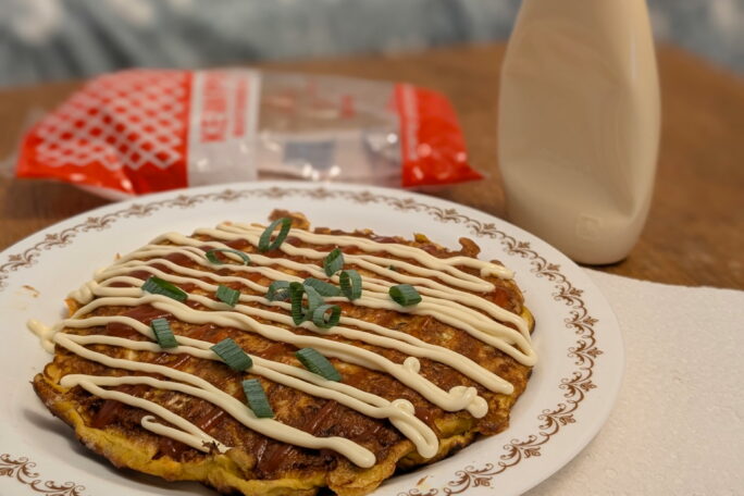 Okonomiyaki – aka ‘Japanese pizza’