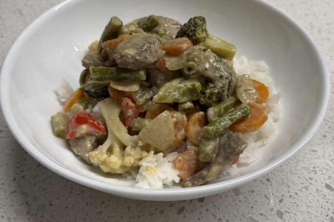 Thai green curry