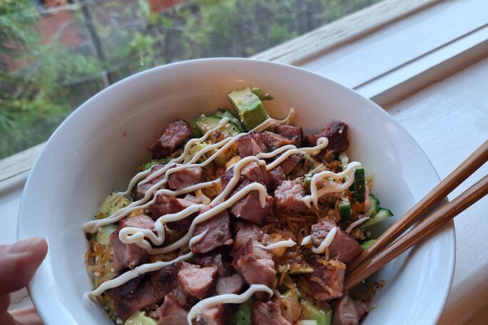 Poke bowl with a twist