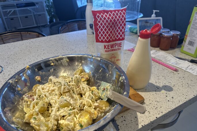 Kewpie potato salad
