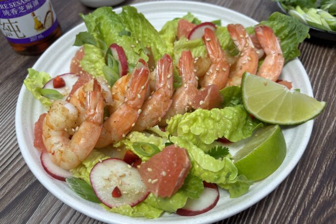 Tangy Tamarind & Grapefruit Prawn Salad