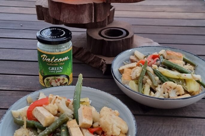 Spicey Tofu Thai Green Curry