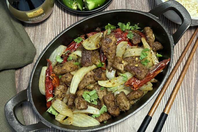 Xinjiang Lamb Stir-Fry
