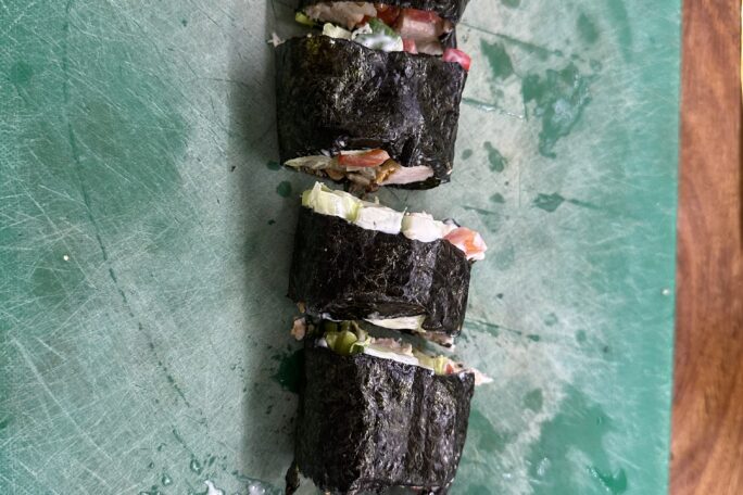 Quick beach seaweed wrap