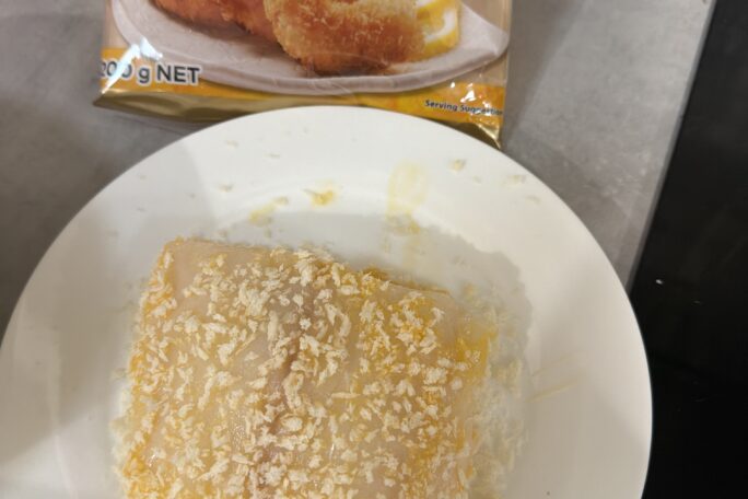 Pan fried ling fillet