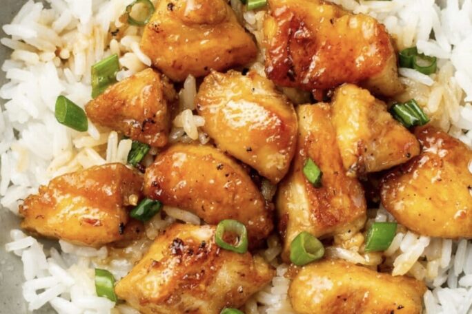 Honey Soy Chicken and rice