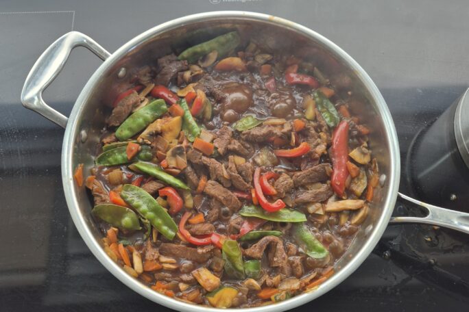 Beef stirfry