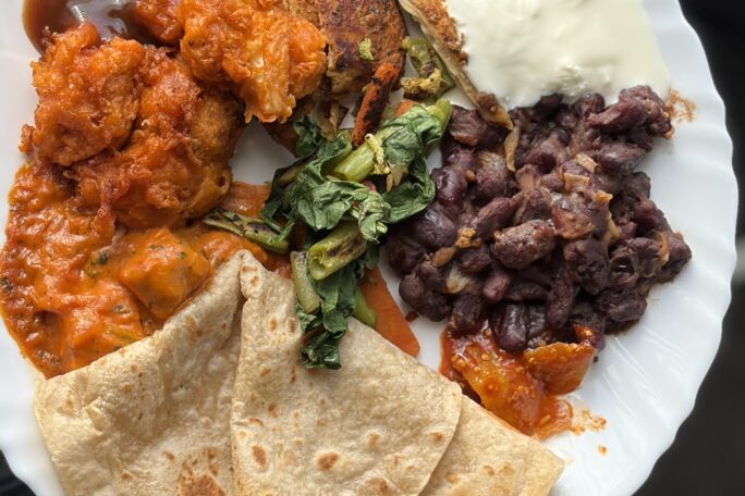 Paneer sauce , gobi fry,