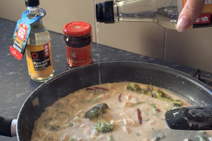 Thai Green Curry W/ Vinegar rice