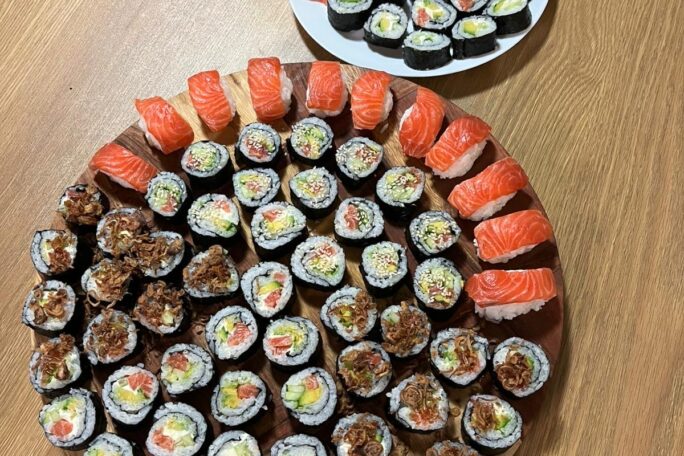 Sushi platter