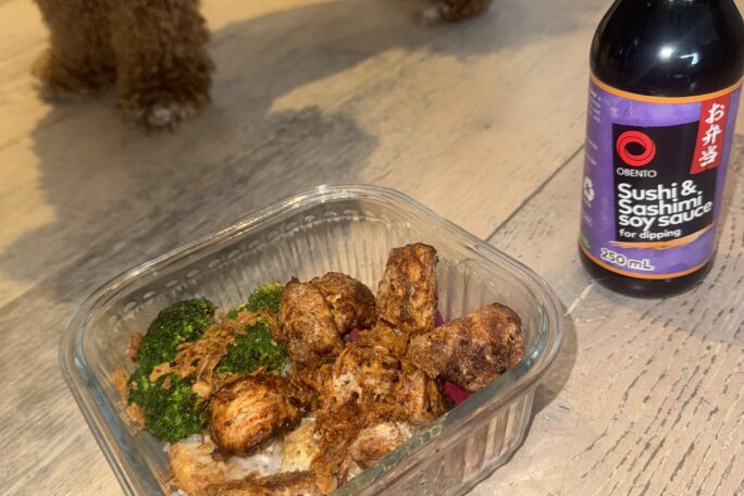 Five spice soy chicken coconut rice