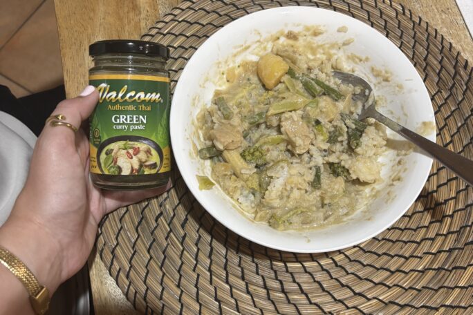 Thai green chicken curry