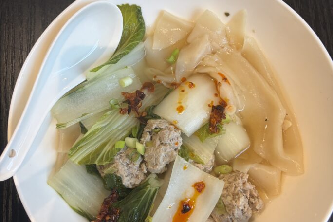 Pulled dumpling wrapper soup