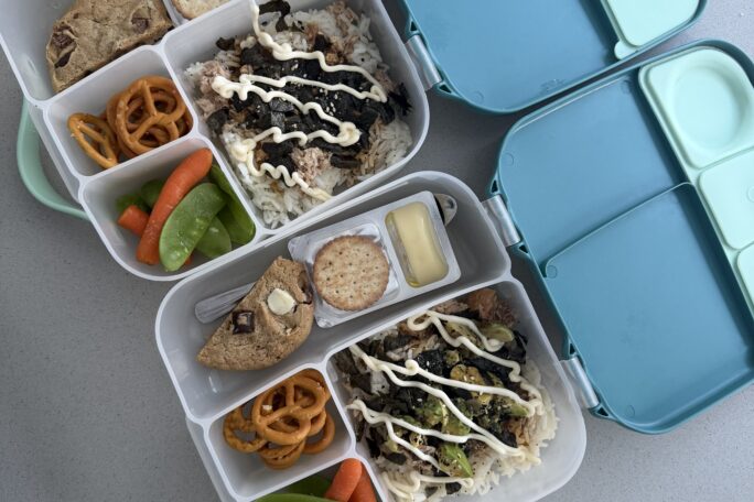 Sushi bowl lunchbox hack