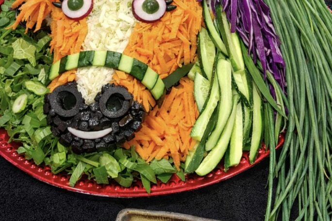 Prosperity Horse Salad with Soy Dressing