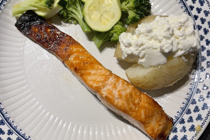 Teriyaki salmon