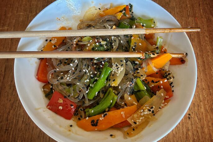 Spicy vegan stir fry