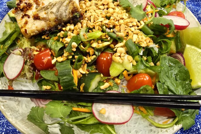 Thai Burramandi noodle salad