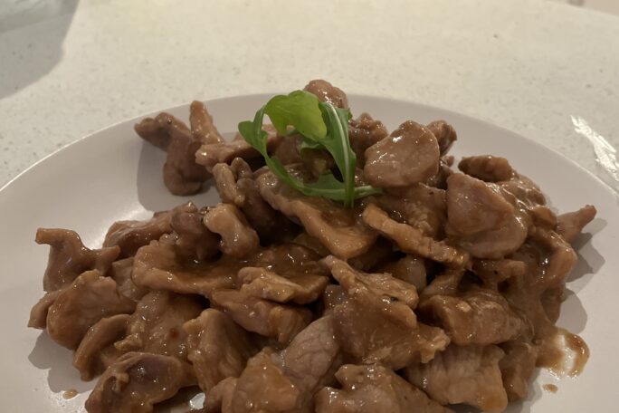 Sticky Pork Rice Bowl