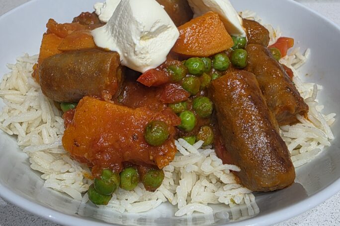 Massaman Curried Sausages