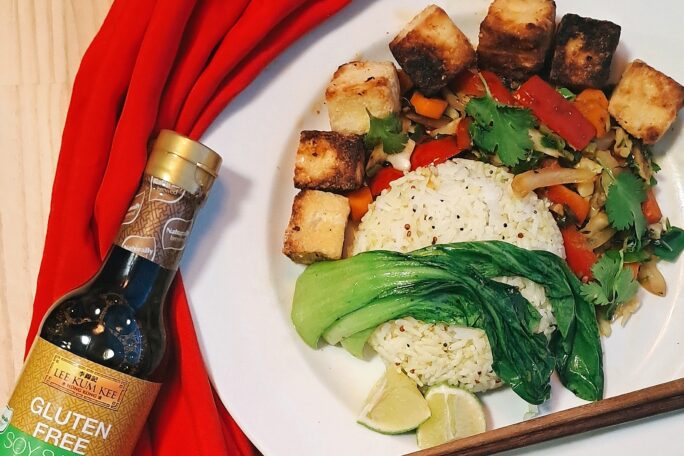 Thai-Inspired Crispy Tofu & Veggie Stir-Fry