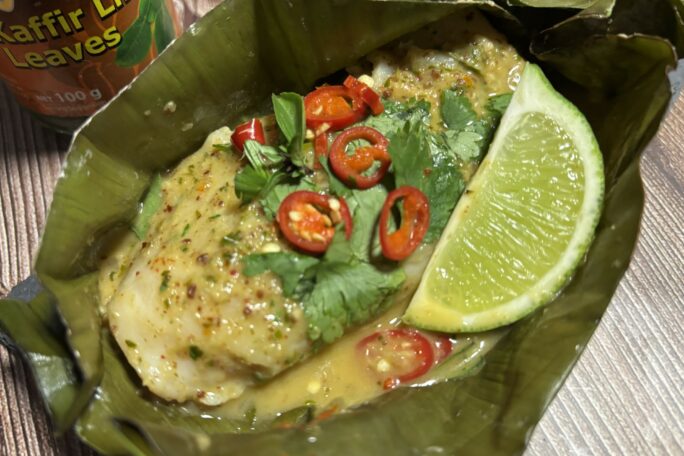 Lime And Coconut Baked Fish