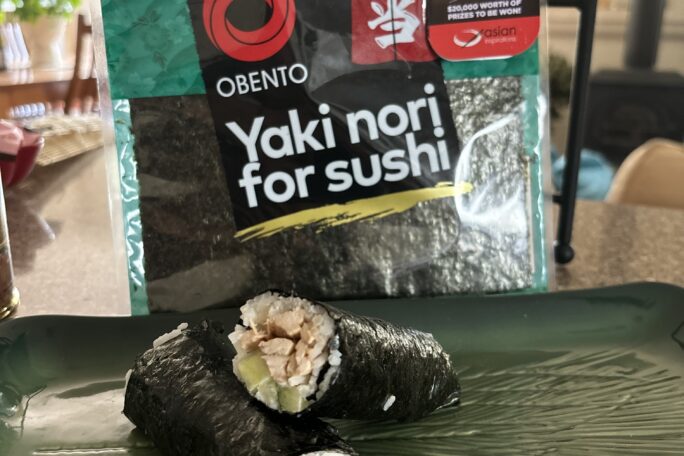 Too Easy Teriyaki Chicken Sushi Handrolls